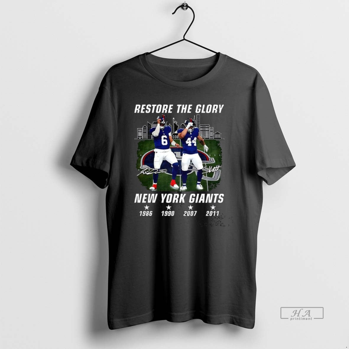 Official New York Giants Restore The Glory Signature