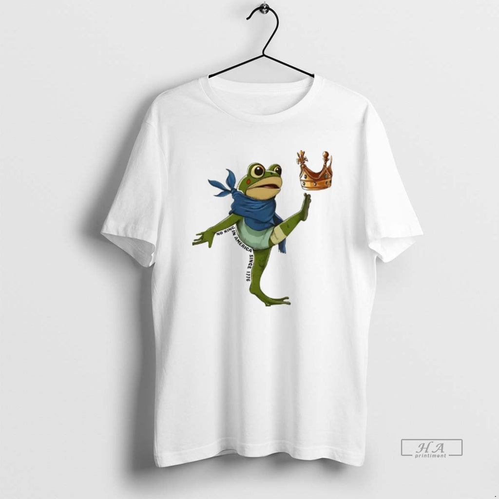 Official Nice No King In America Since 1776 Portland Frog Protest