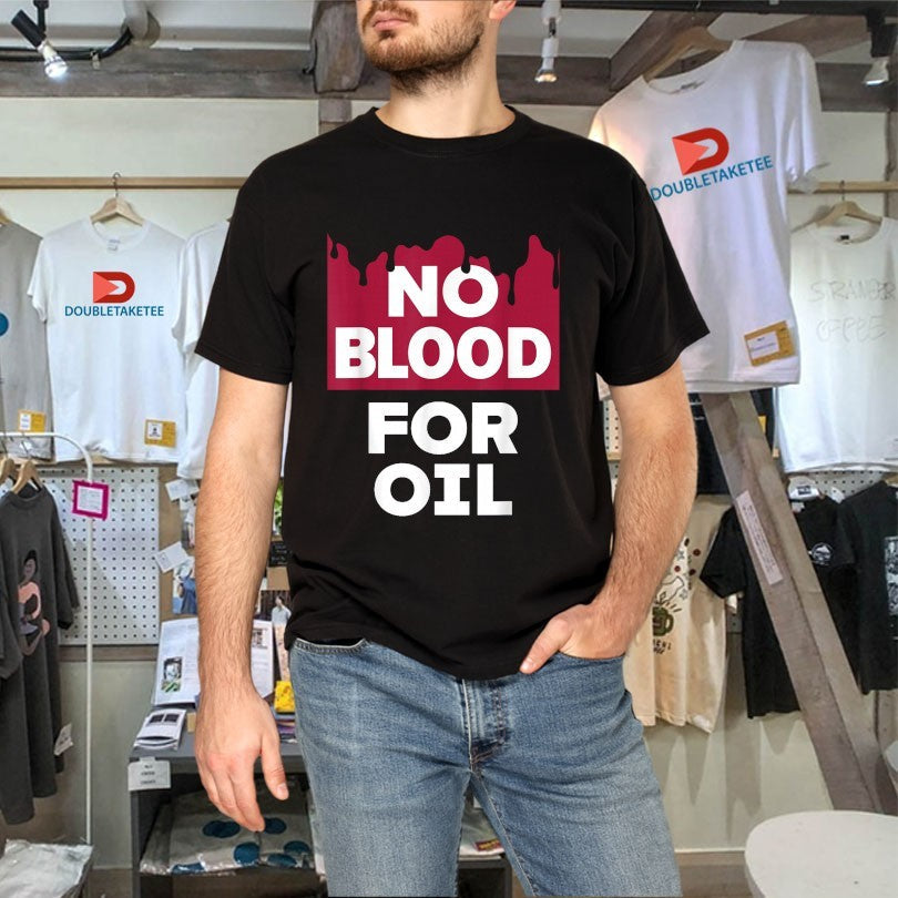 Official No Blood For Oil Shirts Unisex , , , Long Sleeve Tee