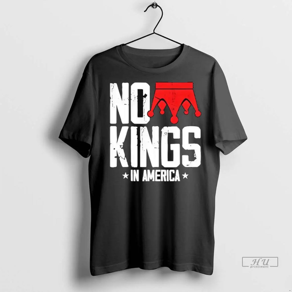 Official No Kings In America Vintage T Shirt