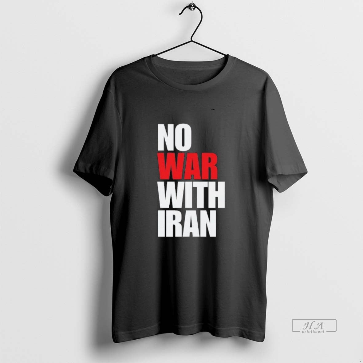 Official No War With Iran Stop Trumps War Tee