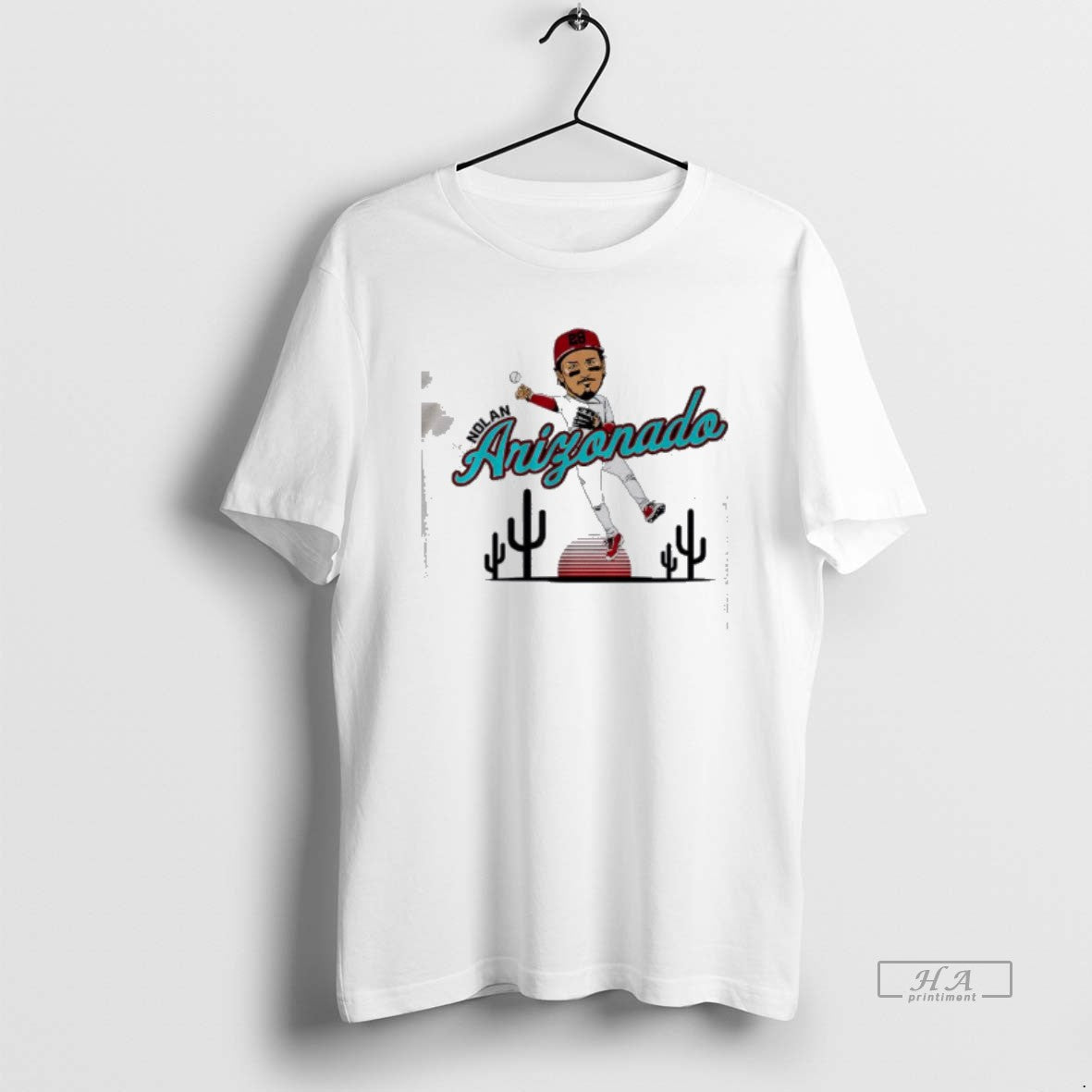 Official Nolan Arenado Arizona Caricature Cartoon