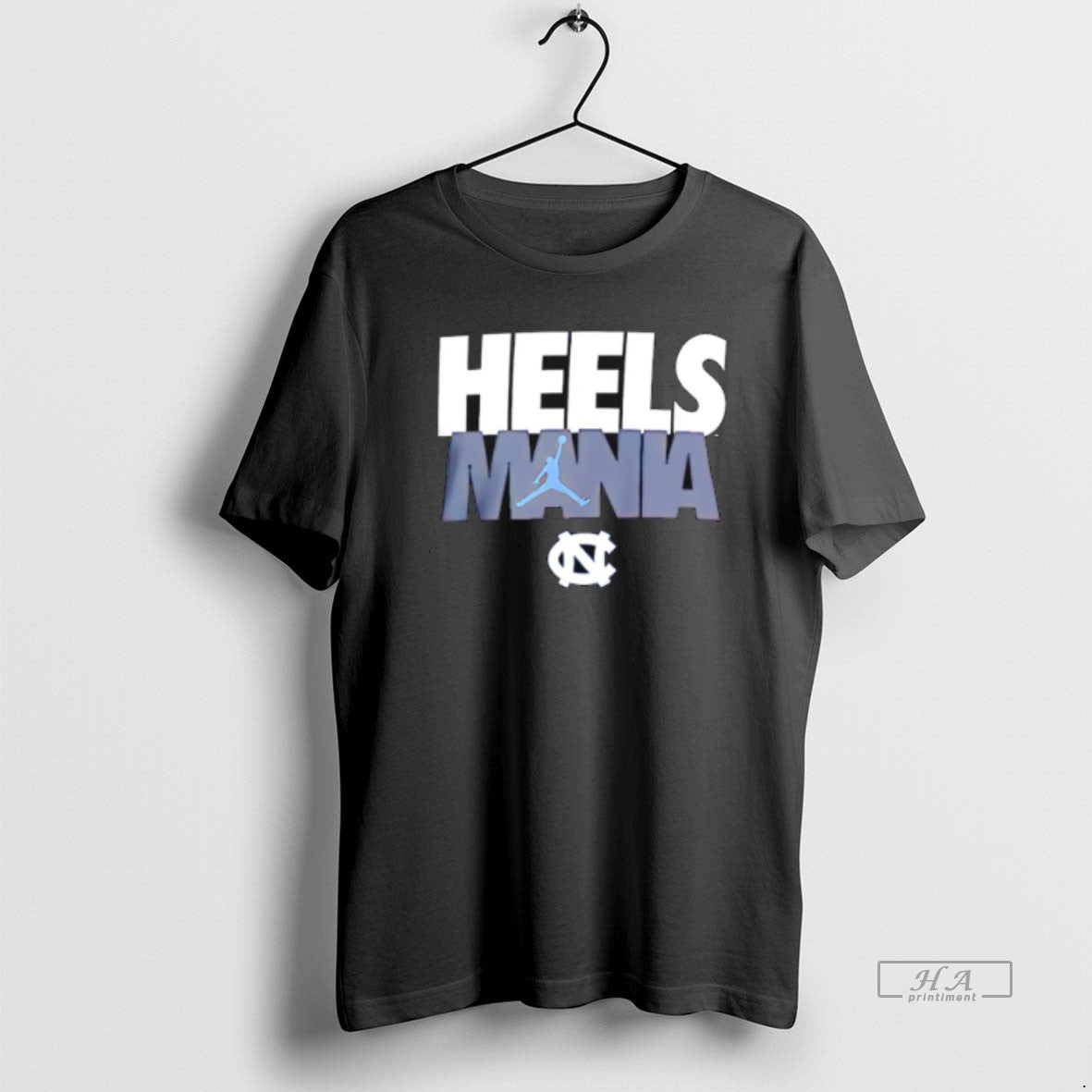 Official North Carolina Tar Heels Heels Mania Logo