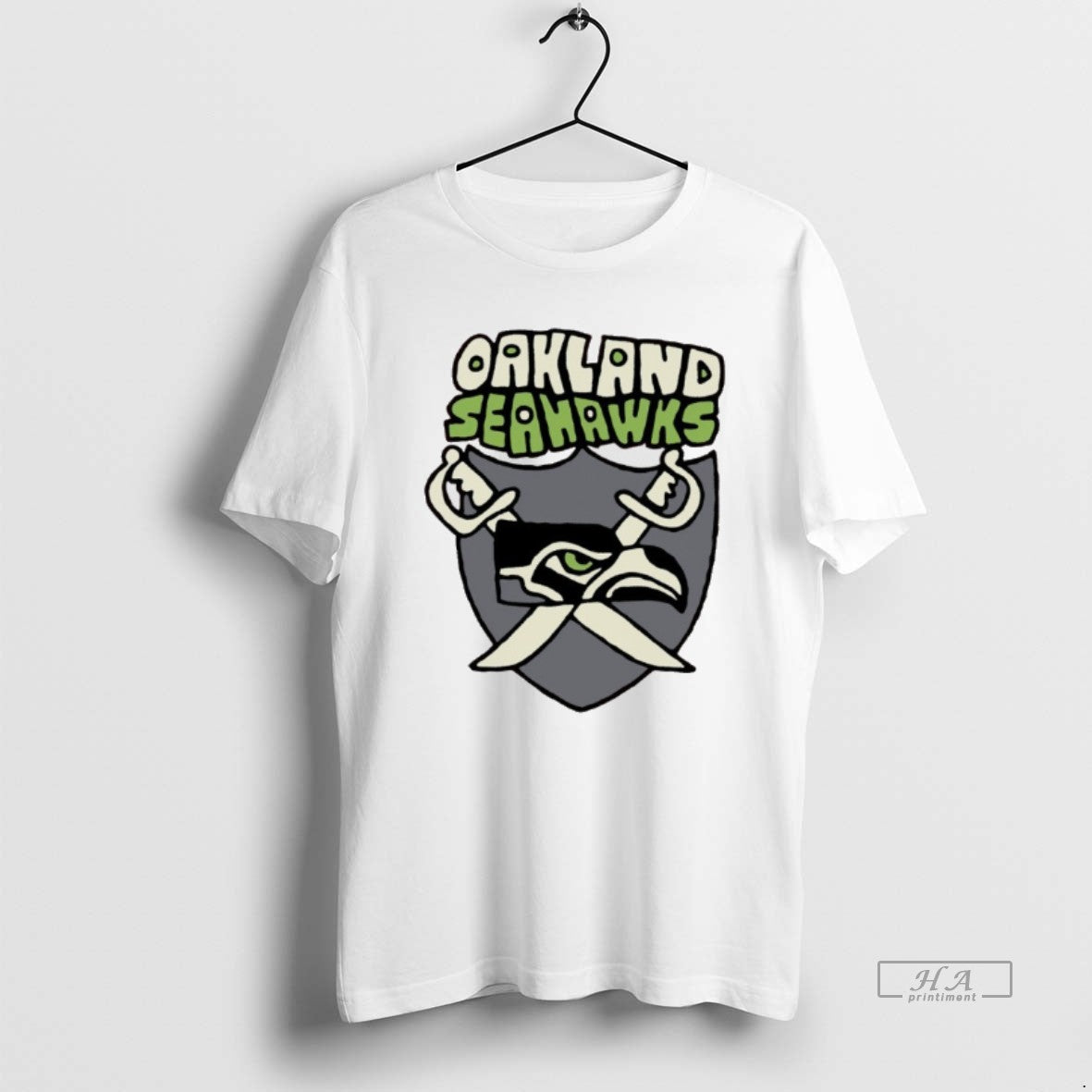 Official Oakland Seahawks Oakland Raiders X Seattle Seahawks Logo