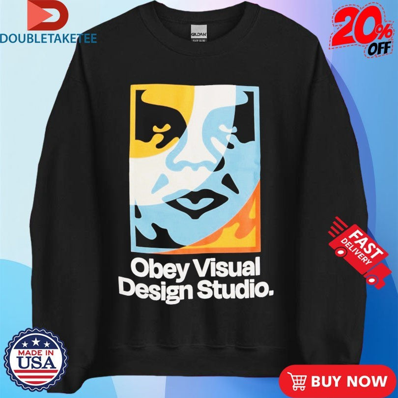 Official Obey Visual Studio Shirts Unisex , , , Long Sleeve Tee