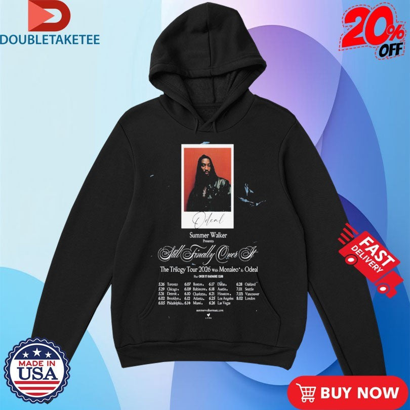 Official Odeal Still Finally Over At The Trilogy Tour 2026 Dates Shirts Unisex , , , Long Sleeve Tee