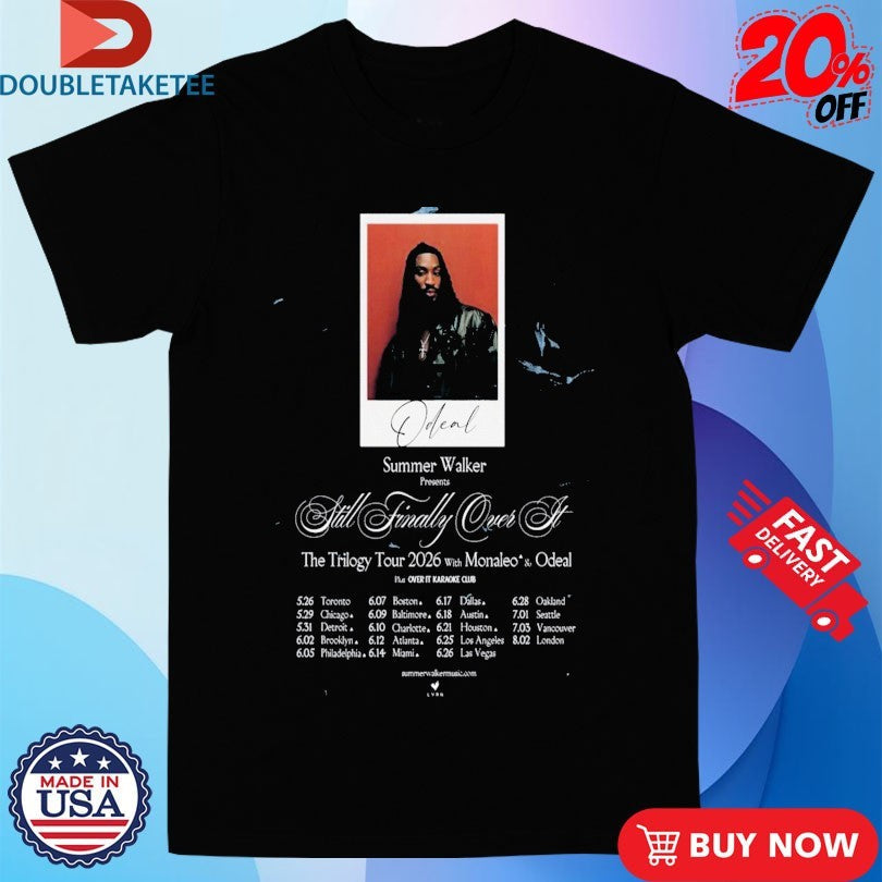 Official Odeal Still Finally Over At The Trilogy Tour 2026 Dates Shirts Unisex , , , Long Sleeve Tee