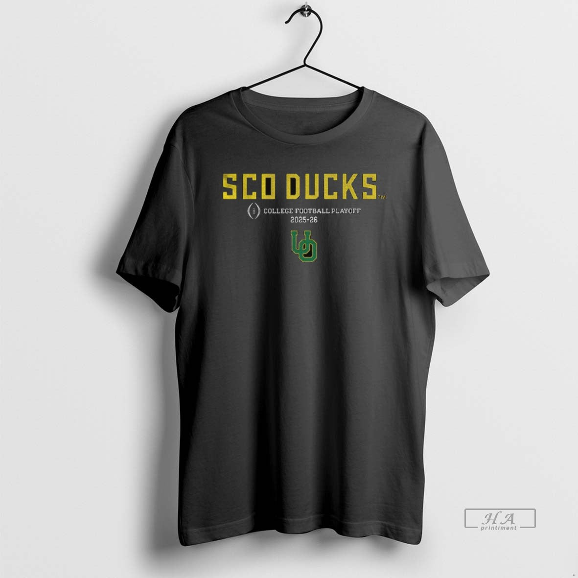 Official Oregon Ducks Football Sco Ducks College Football Playoff 2025 2026 Logo
