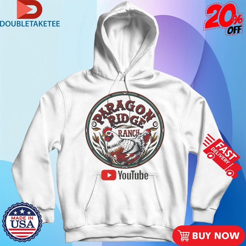 Official Paragon Ridge Ranch Chicken-Inspired Youtube Shirts Unisex , , , Long Sleeve Tee