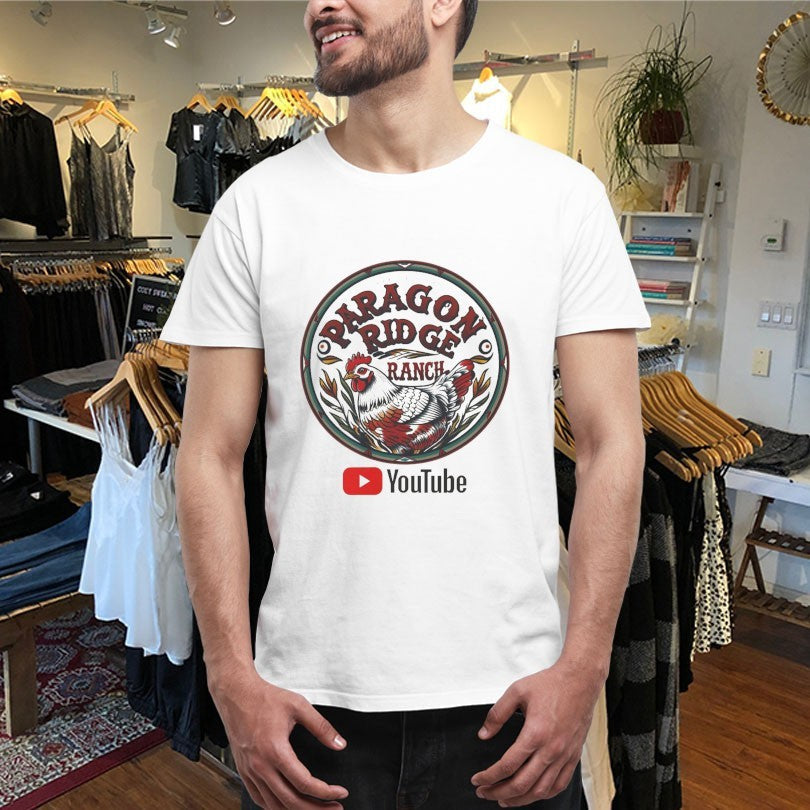 Official Paragon Ridge Ranch Chicken-Inspired Youtube Shirts Unisex , , , Long Sleeve Tee