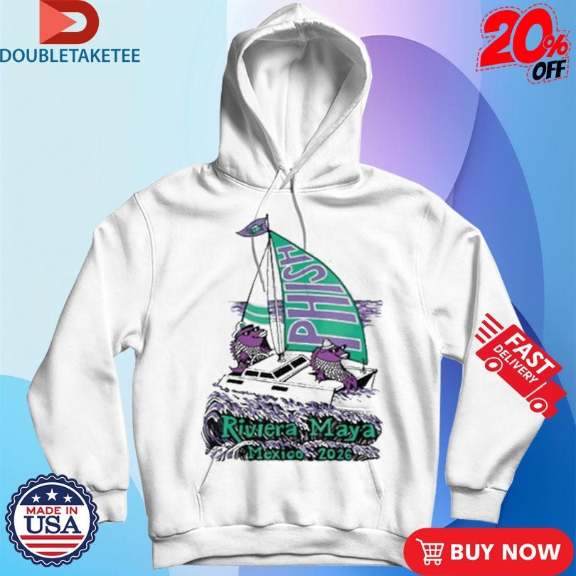 Official Phish Riviera Maya Pollock Waves Mexico 2026 Shirts Unisex , , , Long Sleeve Tee