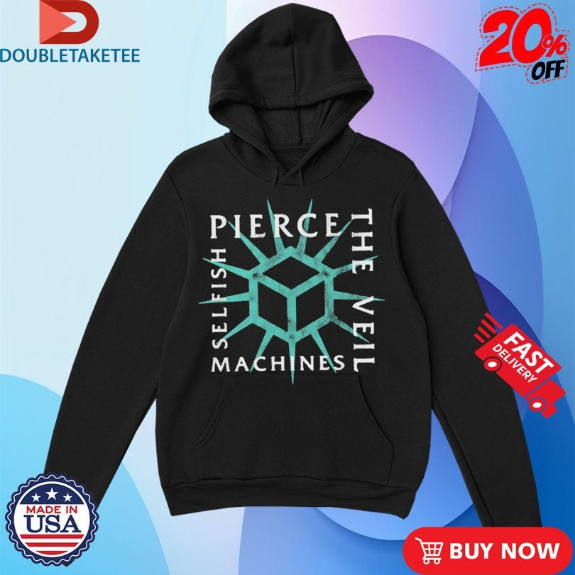 Official Pierce The Veil Selfish Machines Boxed In Shirts Unisex , , , Long Sleeve Tee