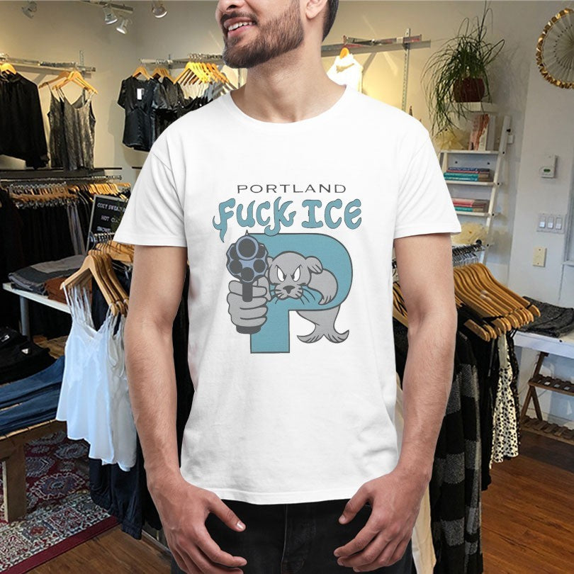Official Portland Resist Fuck Ice Statement Shirts Unisex , , , Long Sleeve Tee