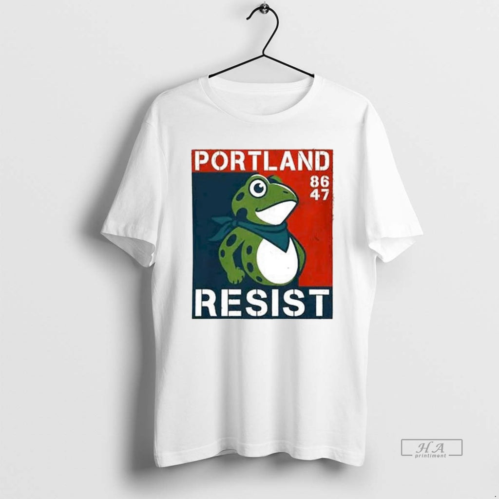 Official Portland Frog Protest Resist 86 47