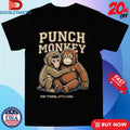 Official Punch Monkey Stay Strong Little Dude Shirts Unisex , , , Long Sleeve Tee