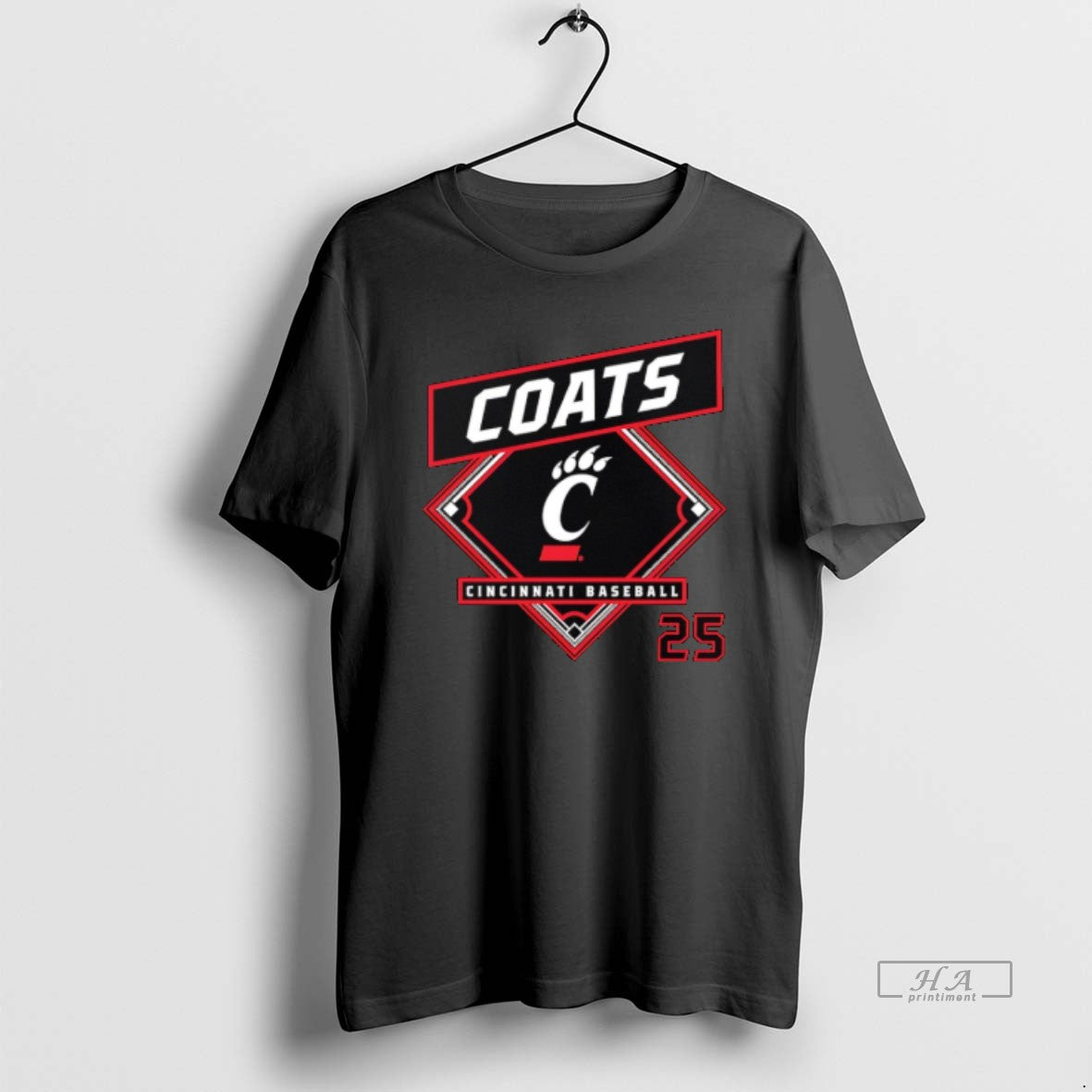Official Quinton Coats 25 Cincinnati Bearcats Baseball