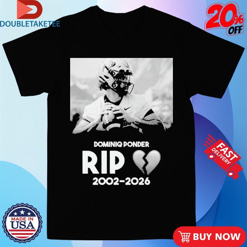 Official RIP Colorado Quarterback Dominiq Ponder 2002 2026 Heart Broken Shirts Unisex , , , Long Sleeve Tee