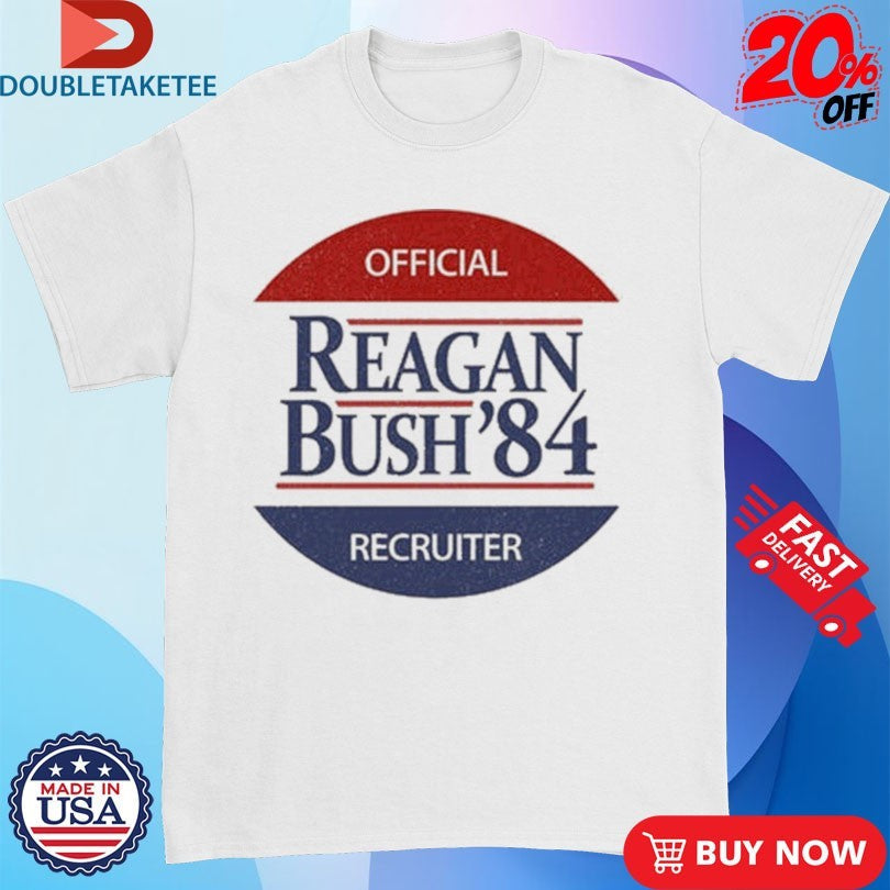 Official Reagan Bush Recruiter 1984 Shirts Unisex , , , Long Sleeve Tee