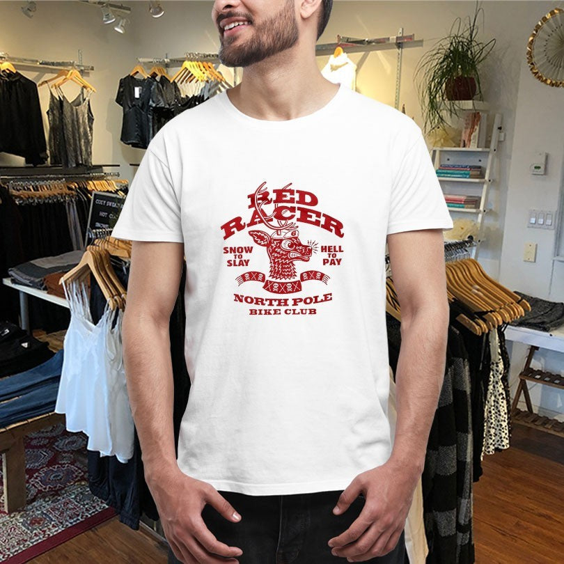 Official Red Racer North Pole Bike Club Snow To Play Hell To Pay Shirts Unisex , , , Long Sleeve Tee