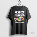 Official Respect Your Elders Rgb Keyboard Gamer Tech Humor