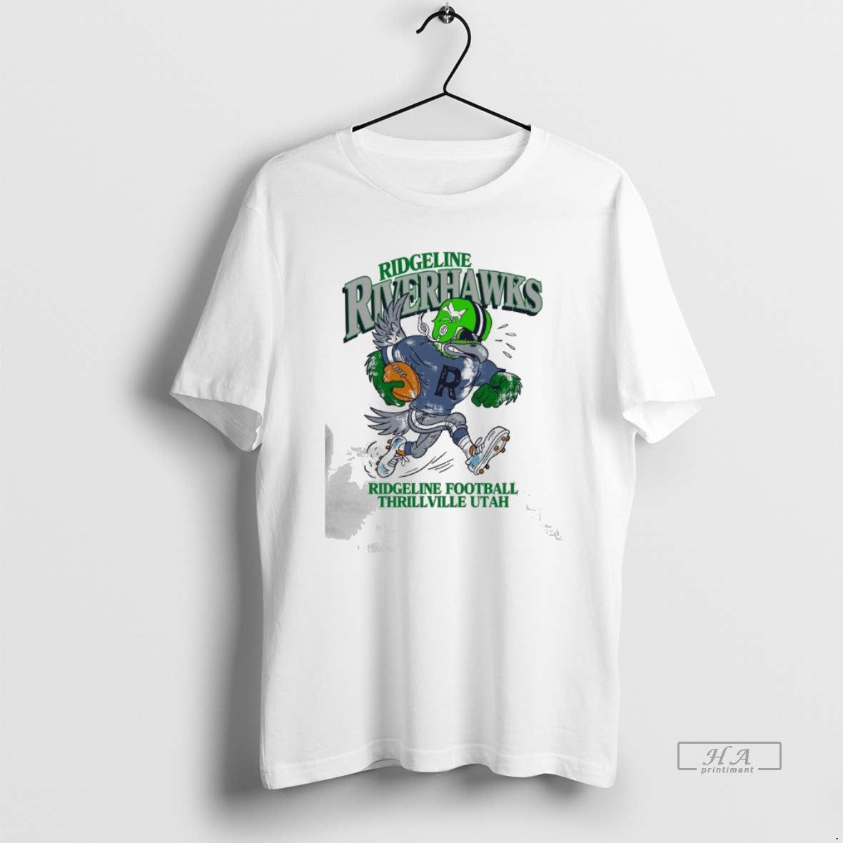 Official Ridgeline Riverhawks Thrillville Football Mascot 2025