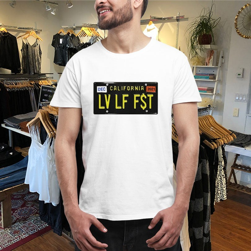 Official Roddy Ricch Live Life Fast LLF California License Shirts Unisex , , , Long Sleeve Tee