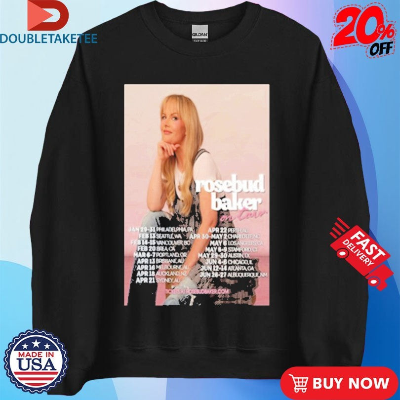 Official Rosebud Baker On Tour 2026 Dates Shirts Unisex , , , Long Sleeve Tee