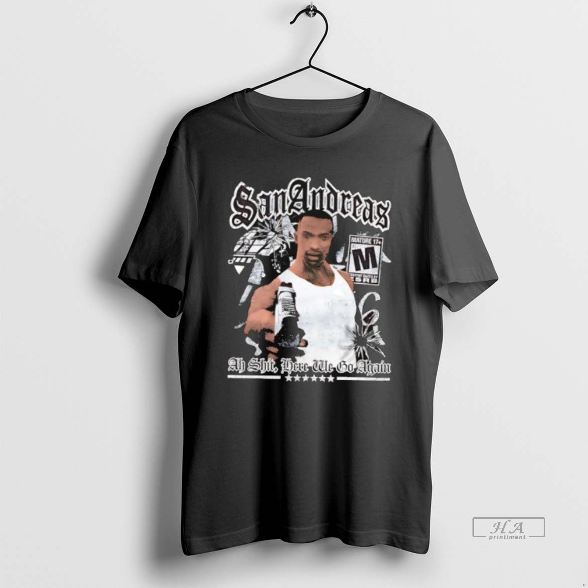 Official San Andreas Grand Theft Auto Cj Ah Shit Here We Go Again