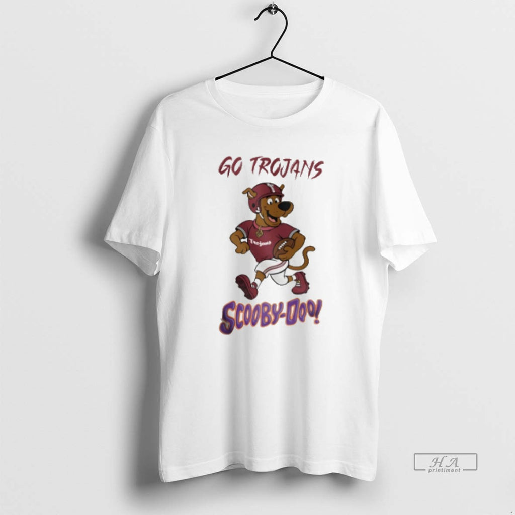 Official Scooby Doo X Troy Trojans Go Trojans