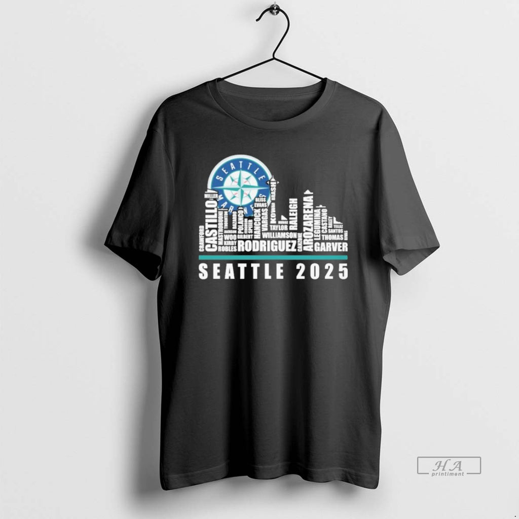 Official Seattle Mariners 2025 City Text