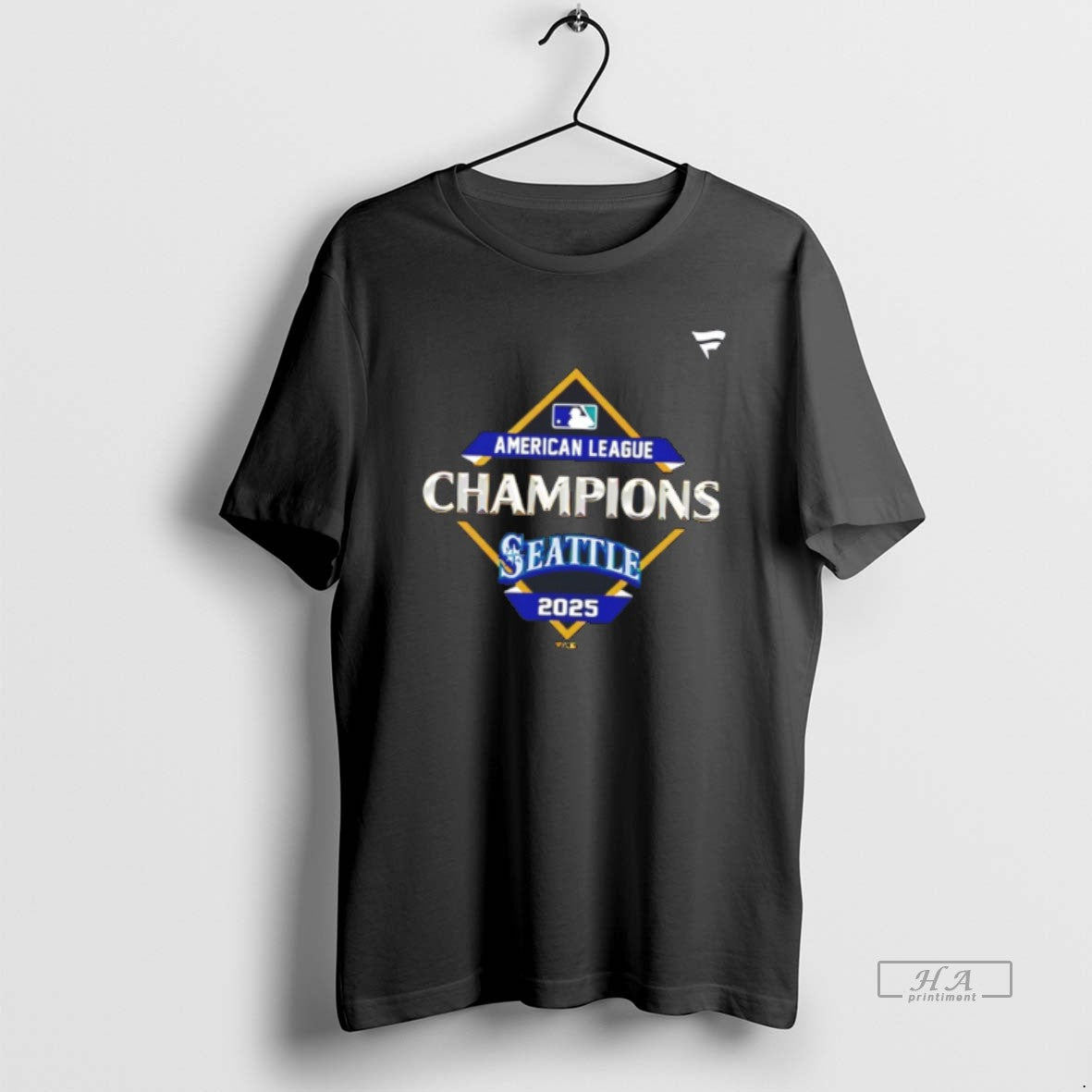 Official Seattle Mariners American League Champions 2025 Tee