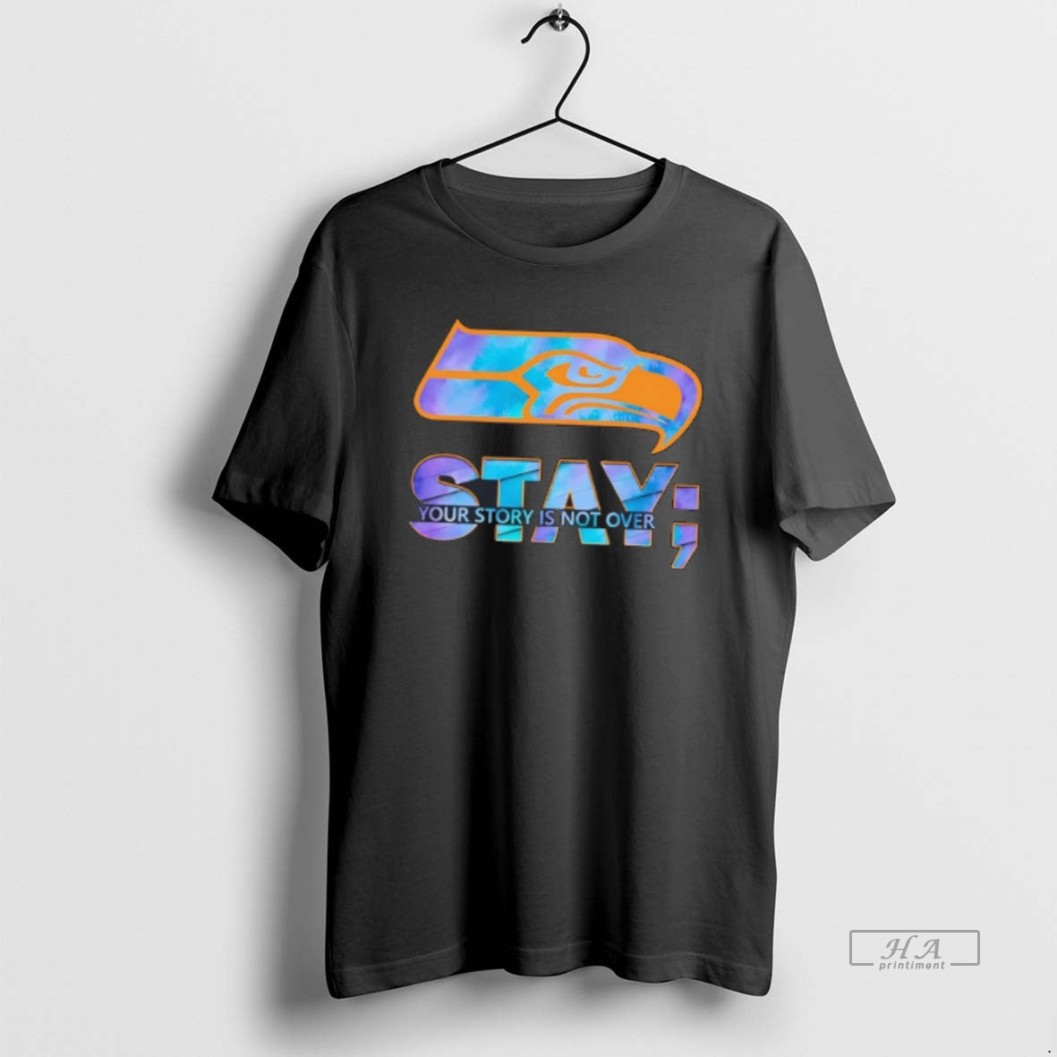 Official Seattle Seahawks Stay Your Story Is Not Over Tee