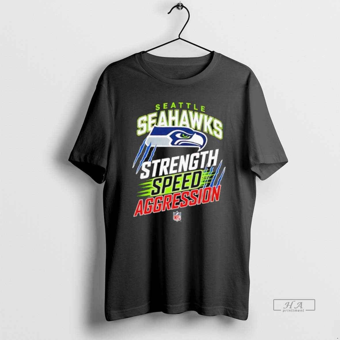 Official Seattle Seahawks Strength Speed Aggression Football