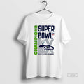 Official Seattle Seahawks Super Bowl Lx Champions 2026 Logo