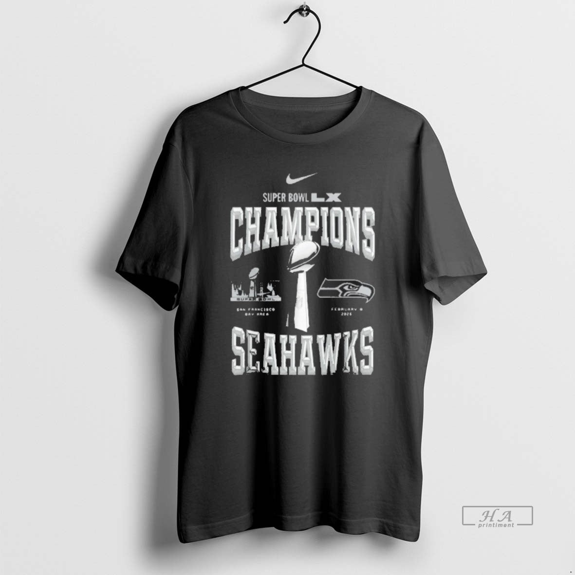 Official Seattle Seahawks Super Bowl Lx Champions Locker Room Trophy Collection Authentic