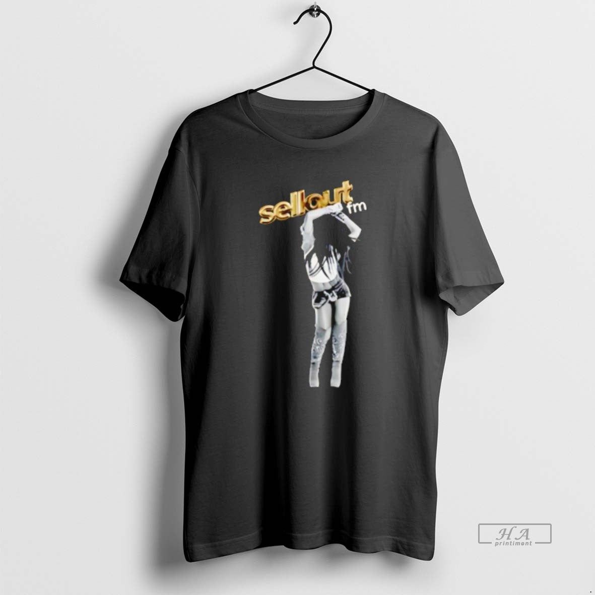 Official Sellout Fm Logo Sexy Girl Dance White Tank Top