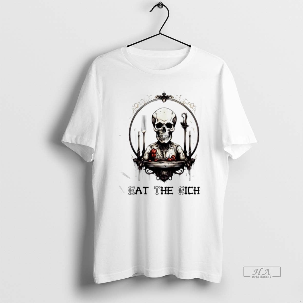 Official Skeleton Eat The Rich Graphic