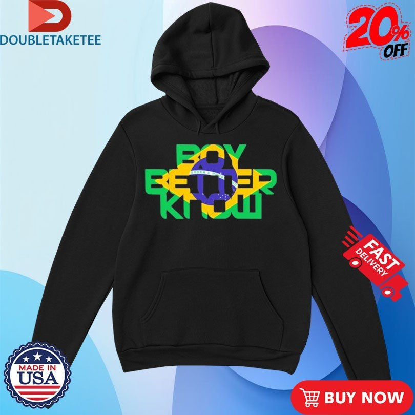 Official Skepta Boy Better Know Brazil Flag Shirts Unisex , , , Long Sleeve Tee