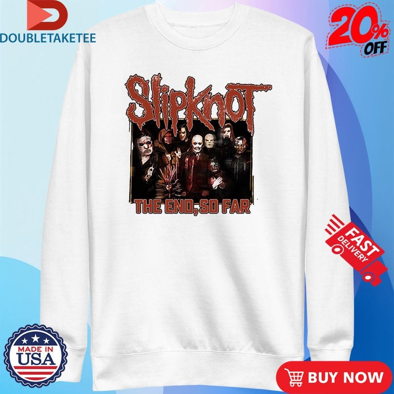 Official Slipknot The End, So Far Photo Shirts Unisex , , , Long Sleeve Tee