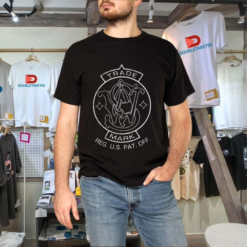 Official Smith &amp; Wesson Trade Mark Reg Us Pat Off Logo Shirts Unisex , , , Long Sleeve Tee