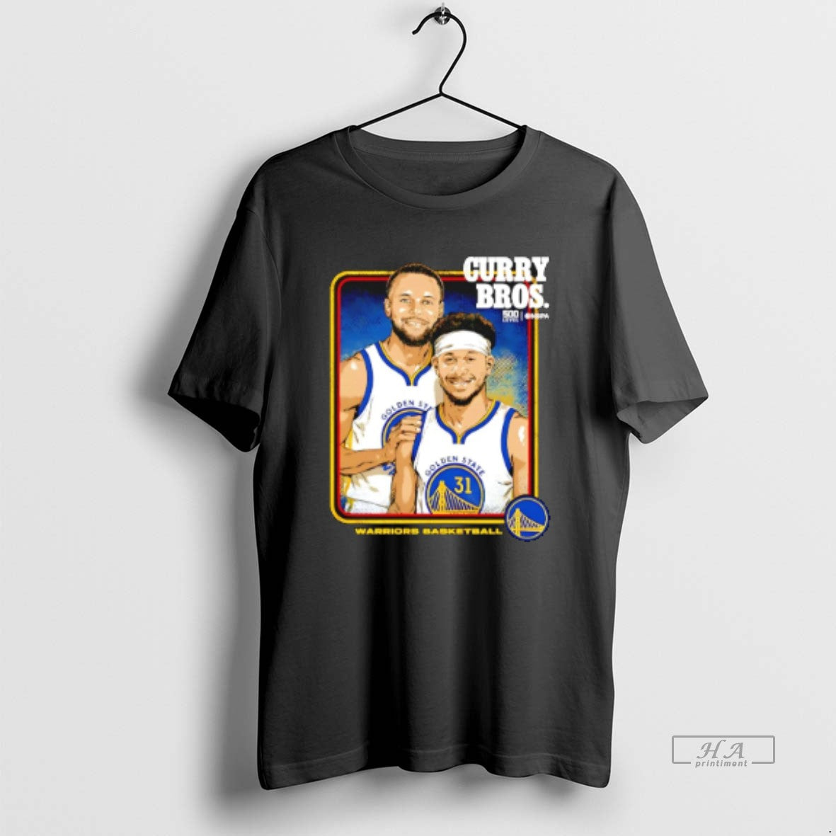 Official Steph Curry And Seth Curry Golden State Warriors Step Brothers