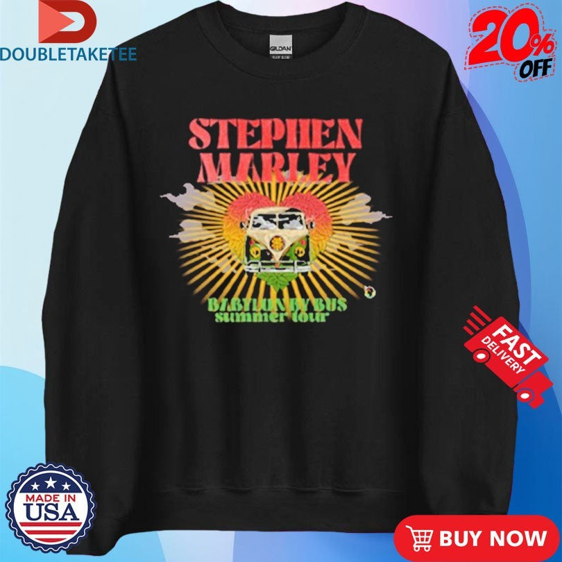 Official Stephen Marley Babylon By Bus Summer Tour 2023 Shirts Unisex , , , Long Sleeve Tee