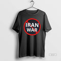 Official Stop War On Iran Peace Tee