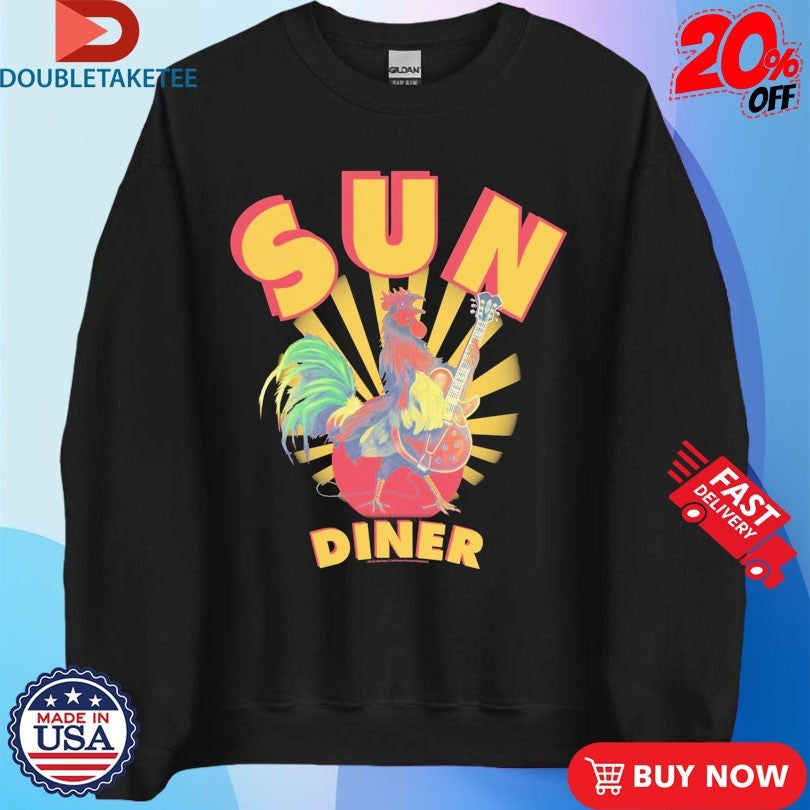 Official Sun Records Sun Diner Rooster Shirts Unisex , , , Long Sleeve Tee