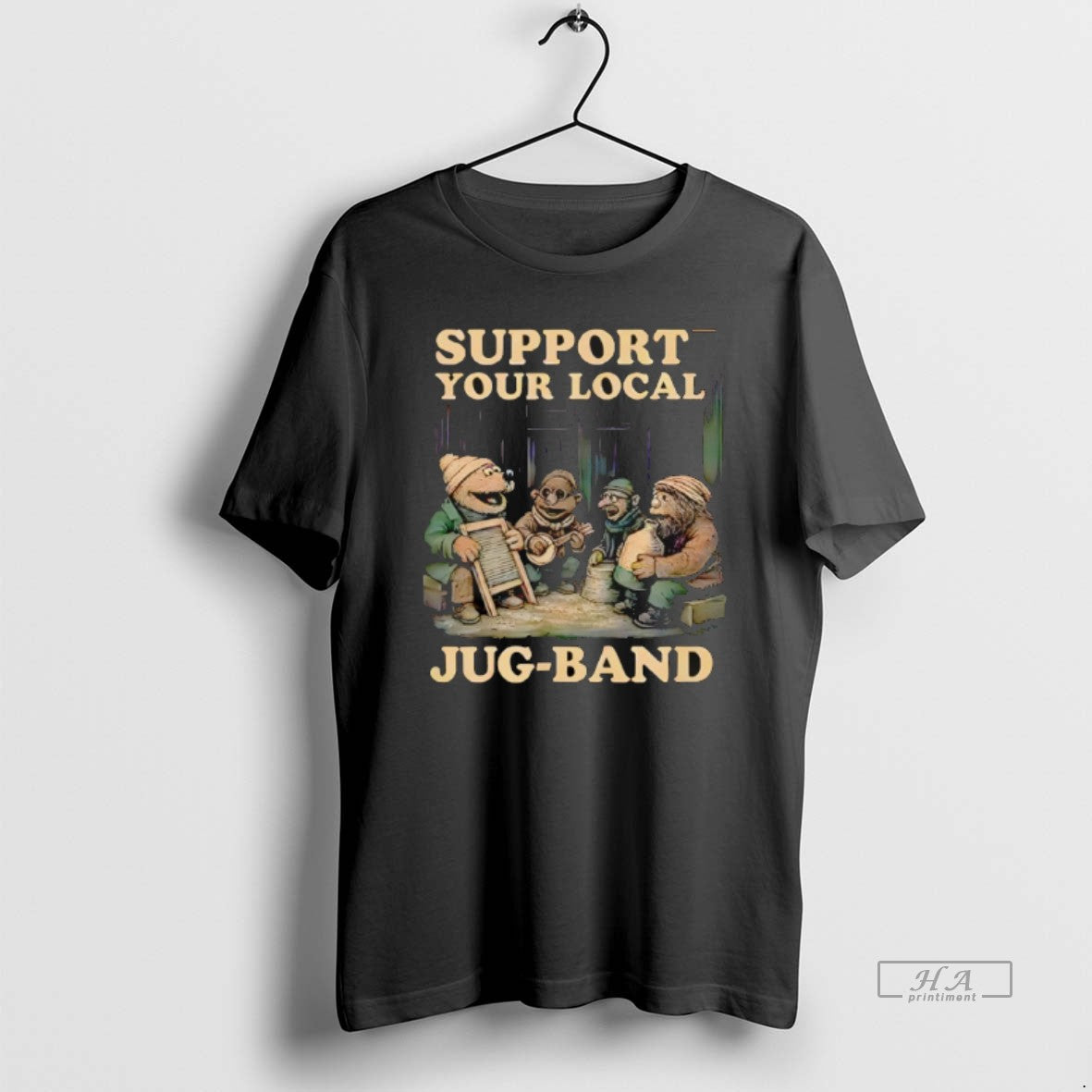 Official Support Your Local Jug Band Graphic Music Musician