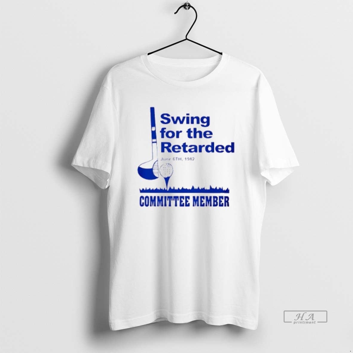 Official Swing For The Retarded Committee Member Golf