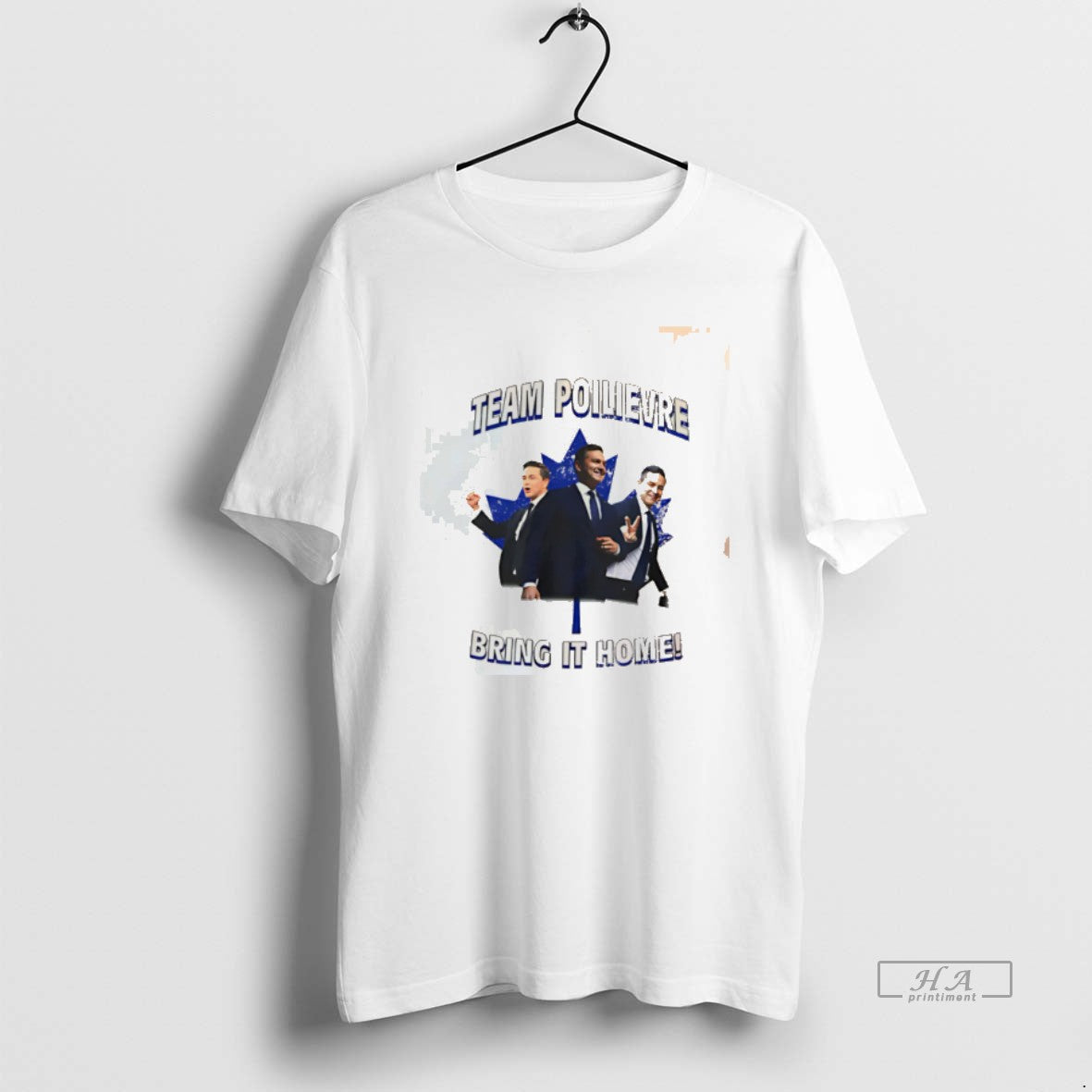 Official Team Poilievre Bring It Home Canada Stephen Harper Tee