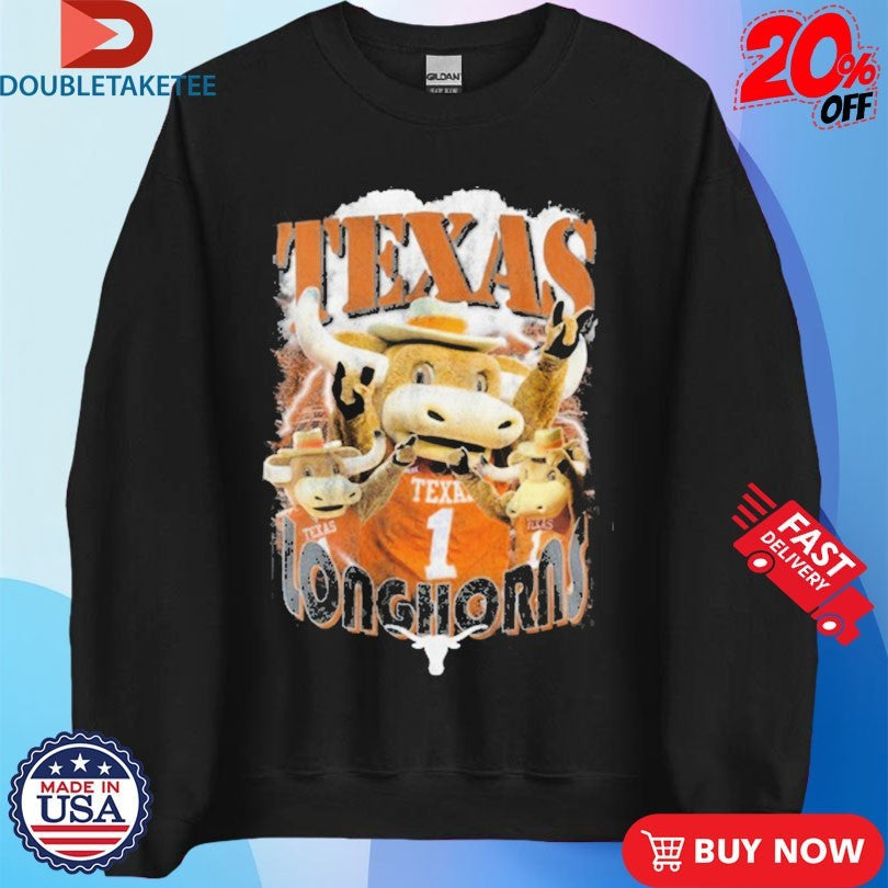 Official Texas Longhorns Mascot Shirts Unisex , , , Long Sleeve Tee