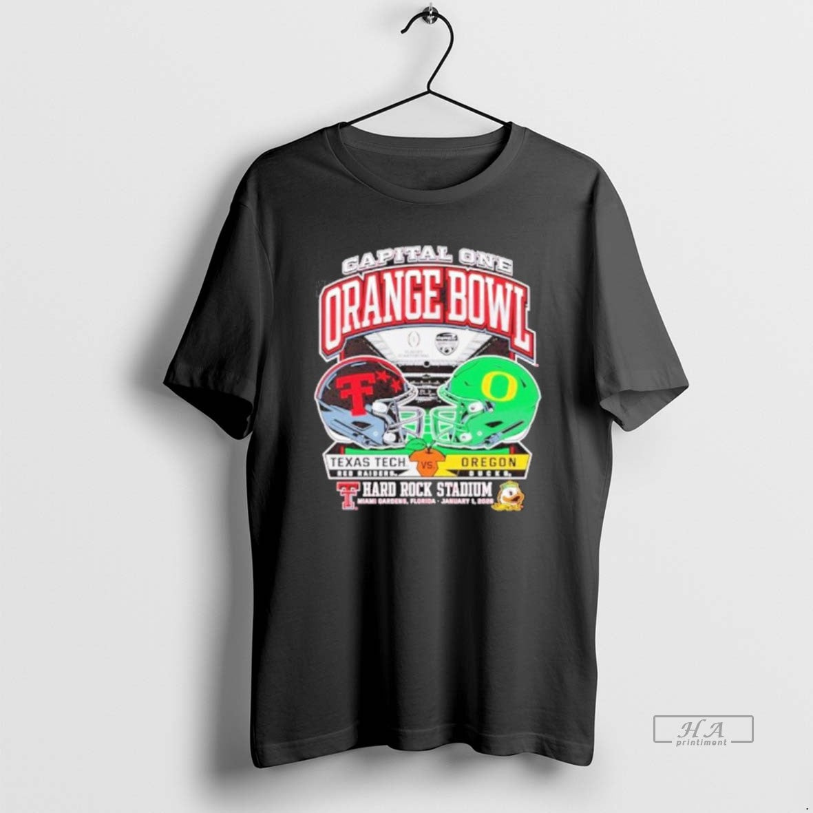 Official Texas Tech 2025 Orange Bowl Dueling Helmets Vs