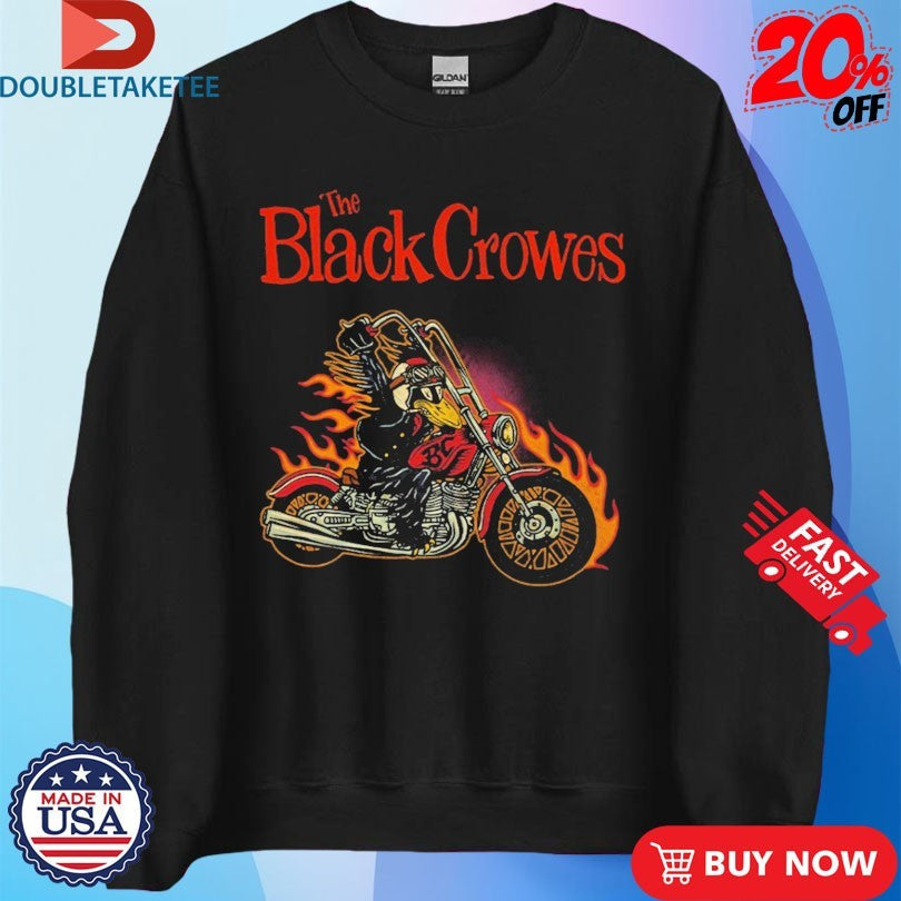 Official The Black Crowes Motorcycle Flame Shirts Unisex , , , Long Sleeve Tee